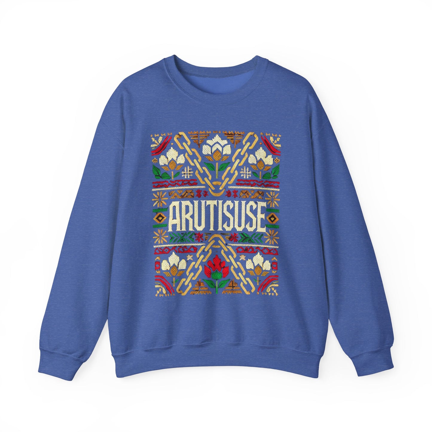 ARUTISUSE CHAIN Unisex Heavy Blend™ Crewneck Sweatshirt