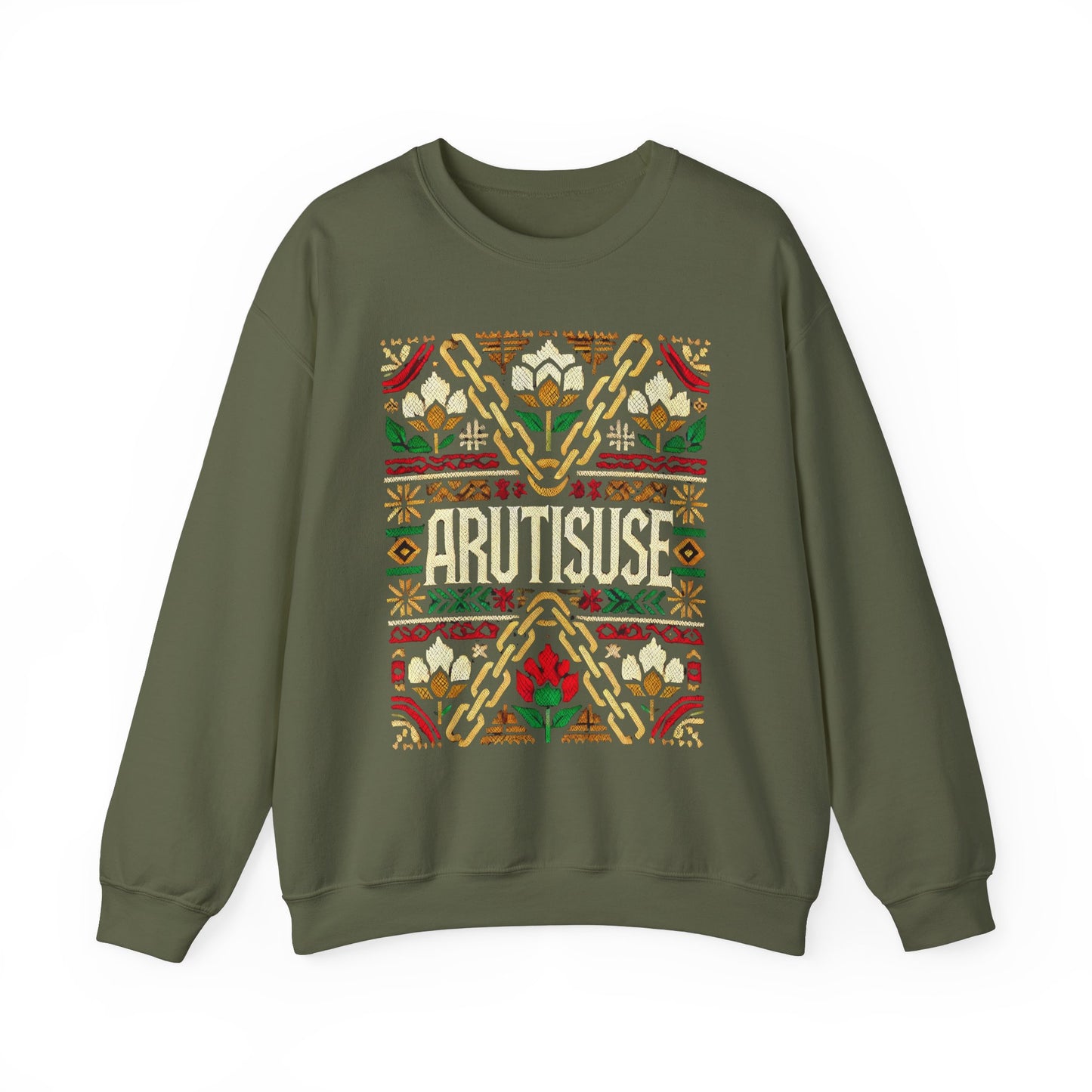 ARUTISUSE CHAIN Unisex Heavy Blend™ Crewneck Sweatshirt