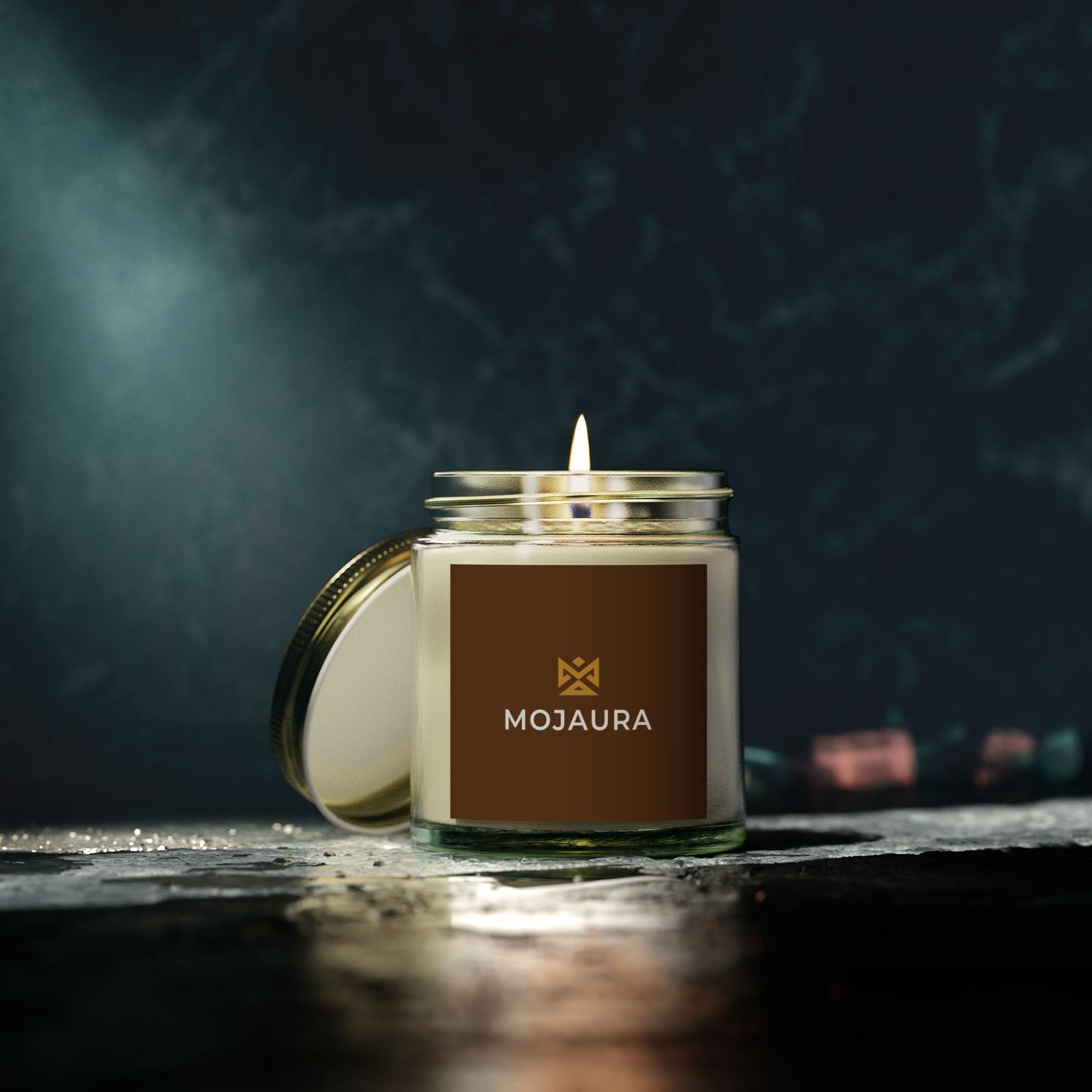 Mojaura Scented Candles, Coconut Apricot Wax (4oz, 9oz)