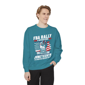 Rally 4 Reparations Unisex Garment-Dyed Sweatshirt