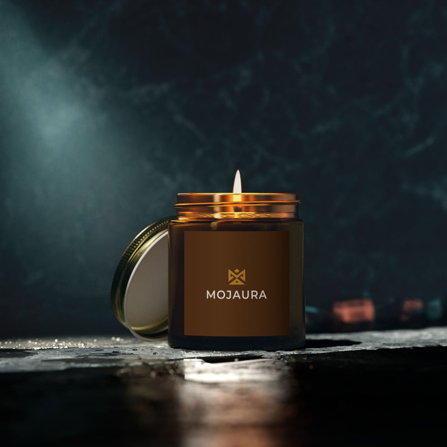 Mojaura Scented Candles, Coconut Apricot Wax (4oz, 9oz)