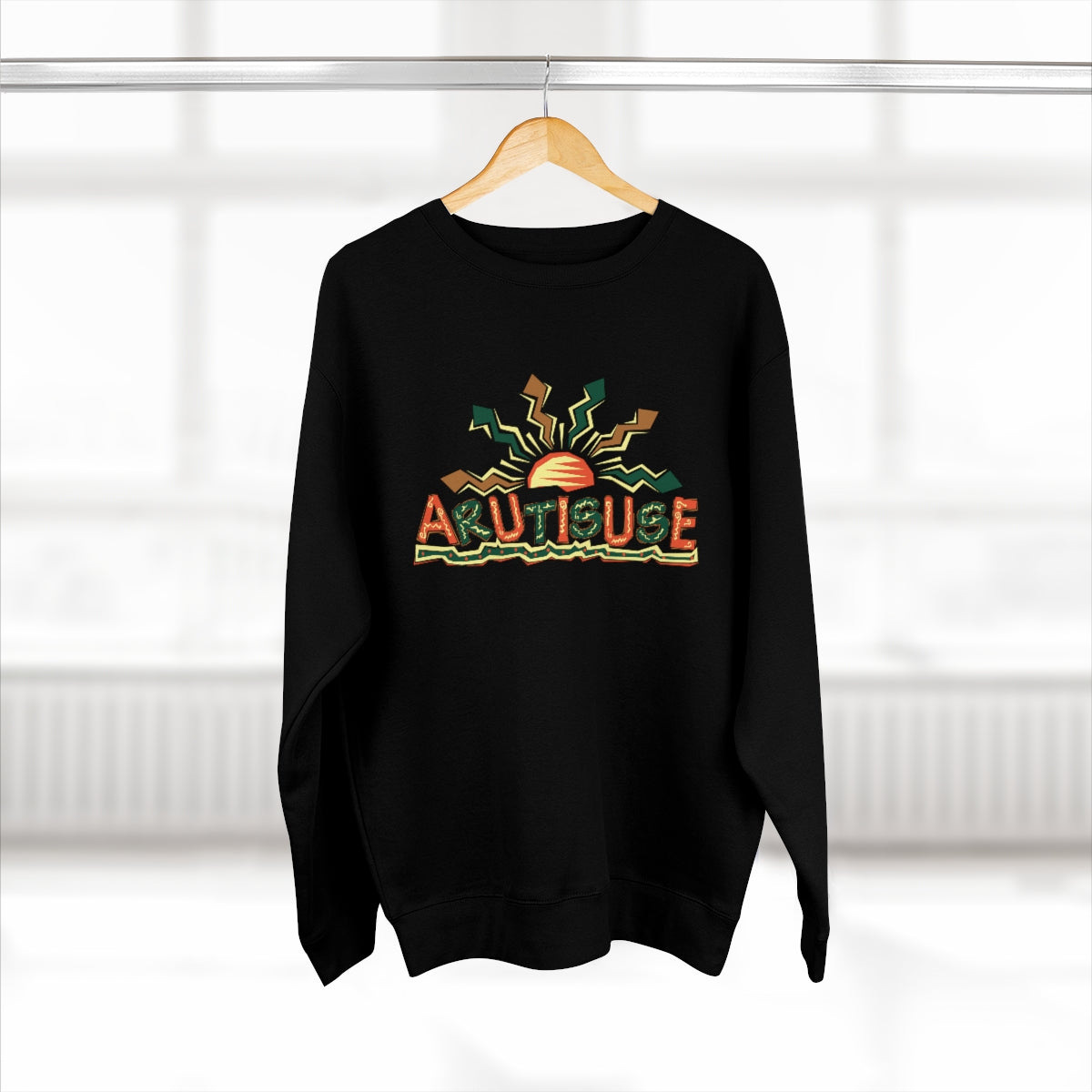 ARUTISUSE Unisex Premium Crewneck Sweatshirt