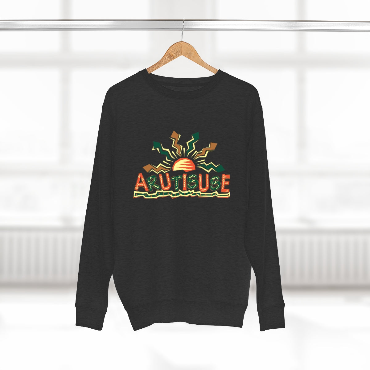 ARUTISUSE Unisex Premium Crewneck Sweatshirt