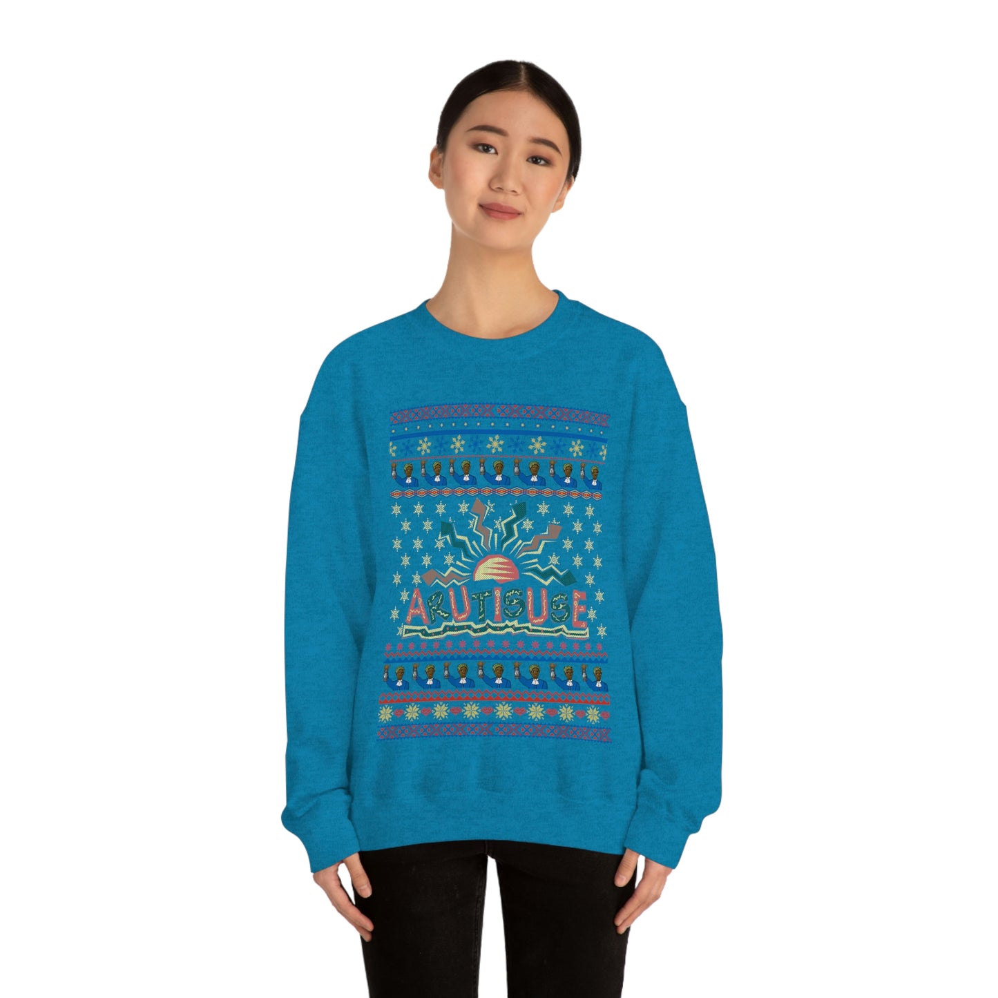 ARUTISUSE Holiday  Crewneck Sweatshirt