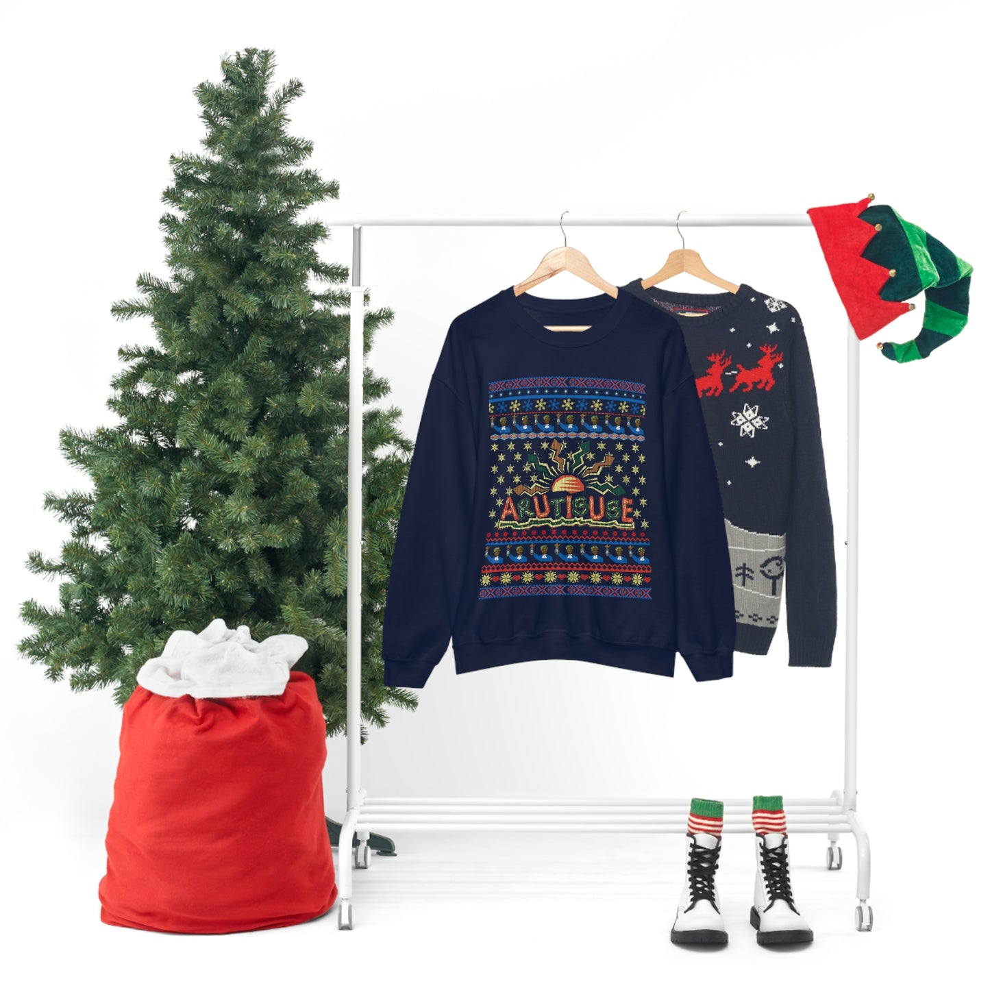 ARUTISUSE Holiday  Crewneck Sweatshirt