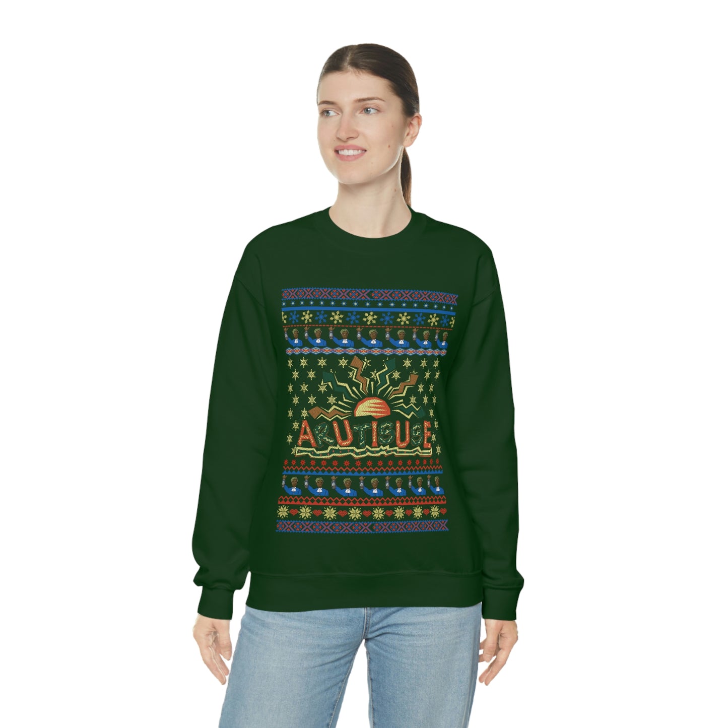 ARUTISUSE Holiday  Crewneck Sweatshirt