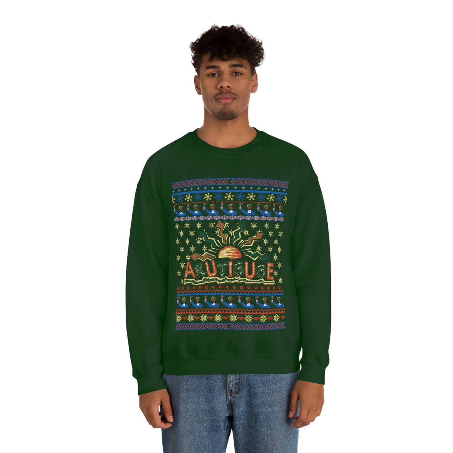 ARUTISUSE Holiday  Crewneck Sweatshirt