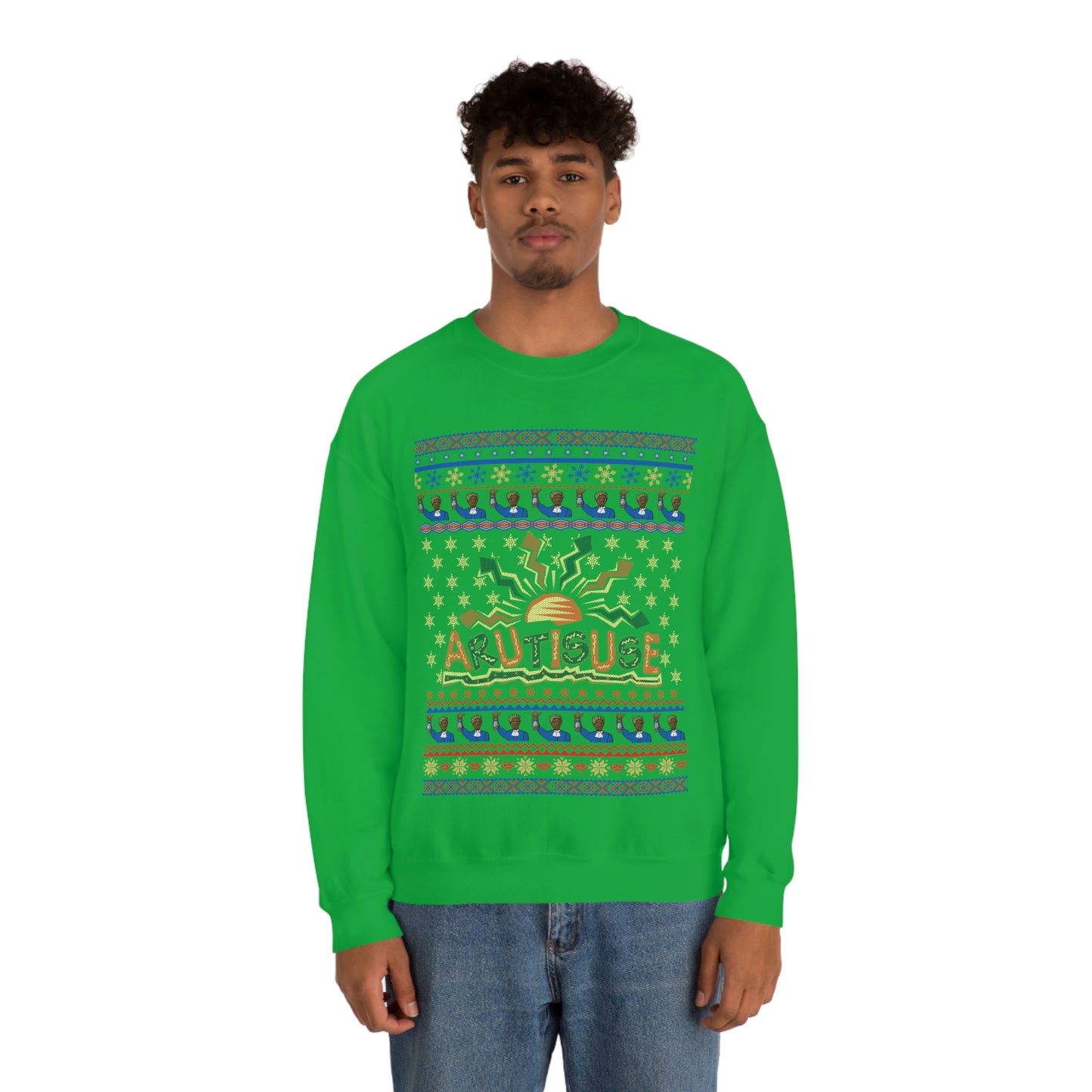 ARUTISUSE Holiday  Crewneck Sweatshirt