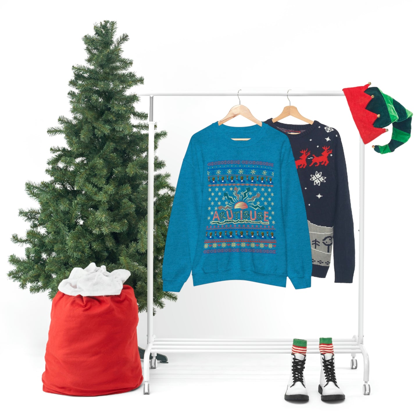 ARUTISUSE Holiday  Crewneck Sweatshirt