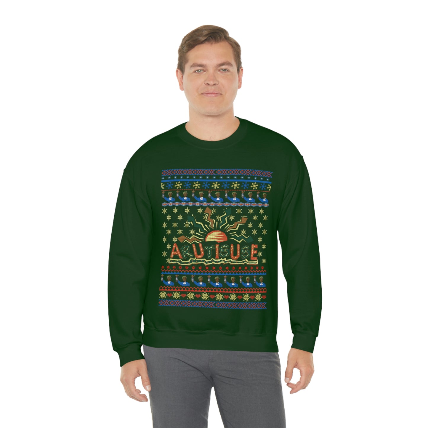 ARUTISUSE Holiday  Crewneck Sweatshirt