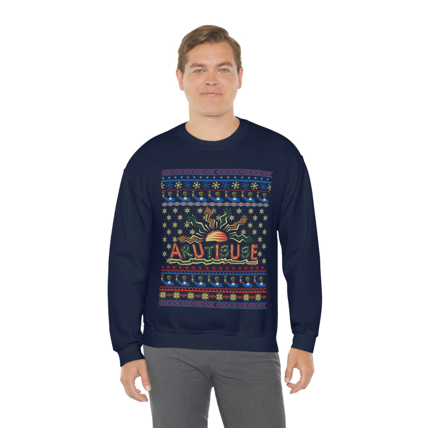 ARUTISUSE Holiday  Crewneck Sweatshirt