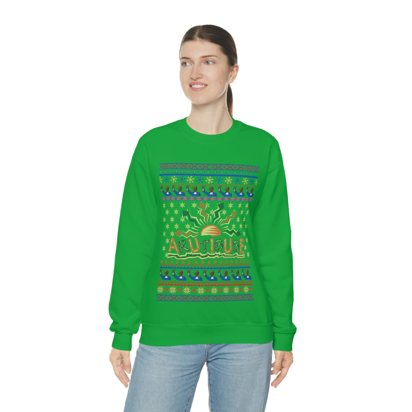 ARUTISUSE Holiday  Crewneck Sweatshirt