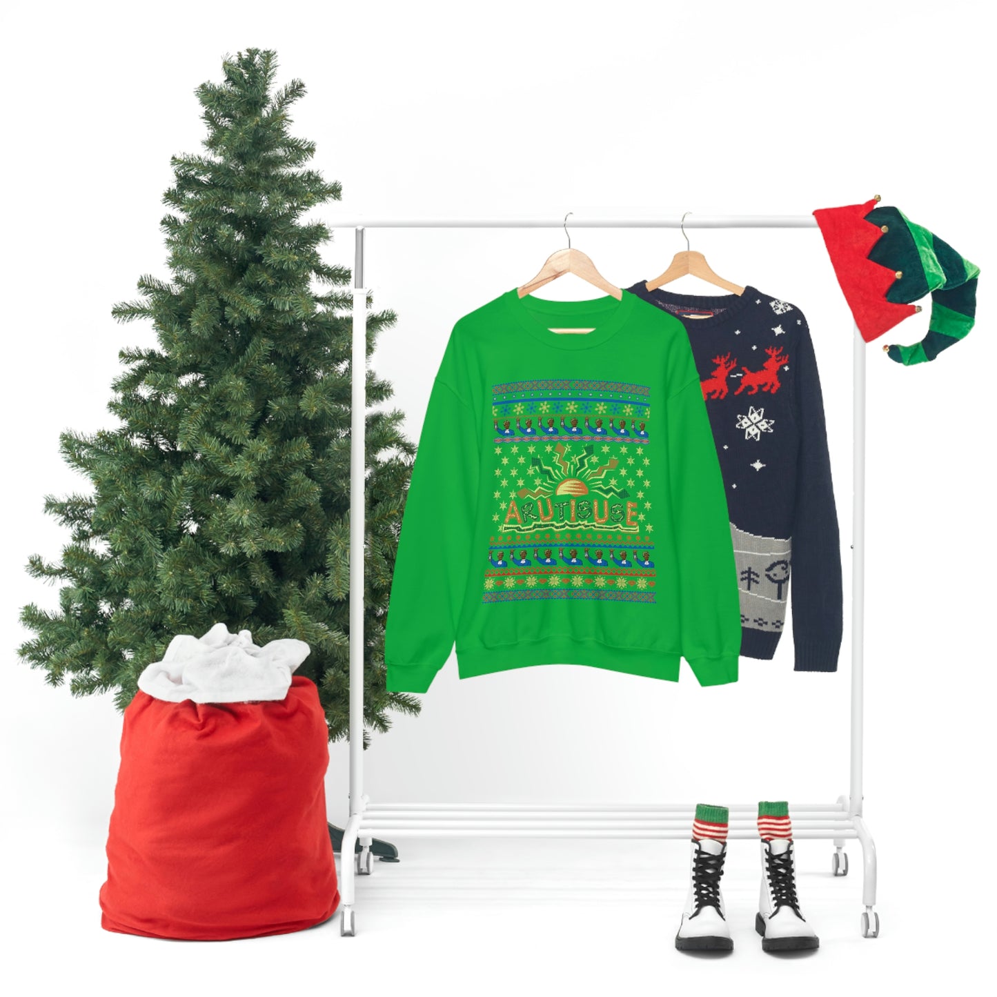 ARUTISUSE Holiday  Crewneck Sweatshirt