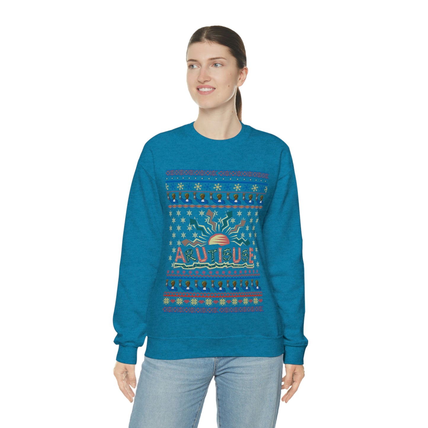 ARUTISUSE Holiday  Crewneck Sweatshirt