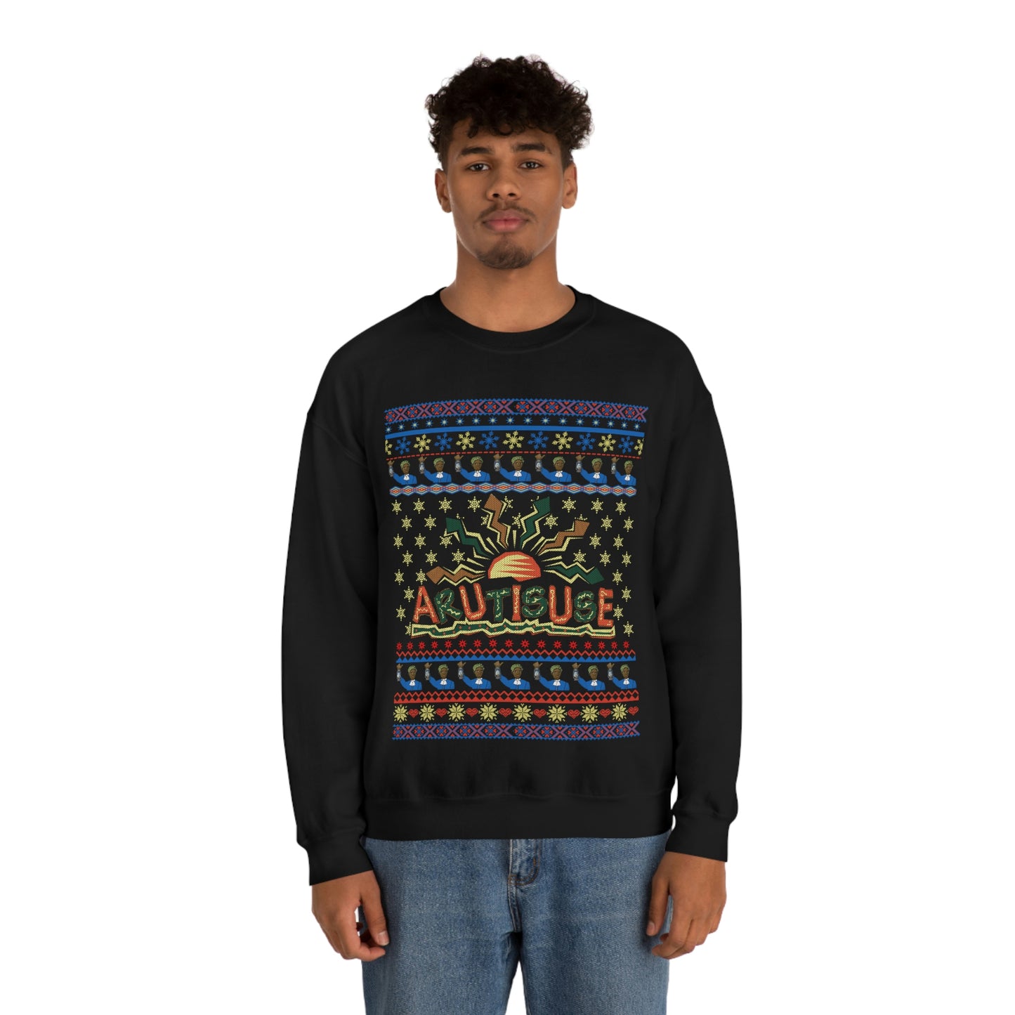 ARUTISUSE Holiday  Crewneck Sweatshirt